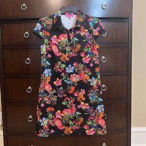 Betsey Johnson Floral Sheath Dress size 6